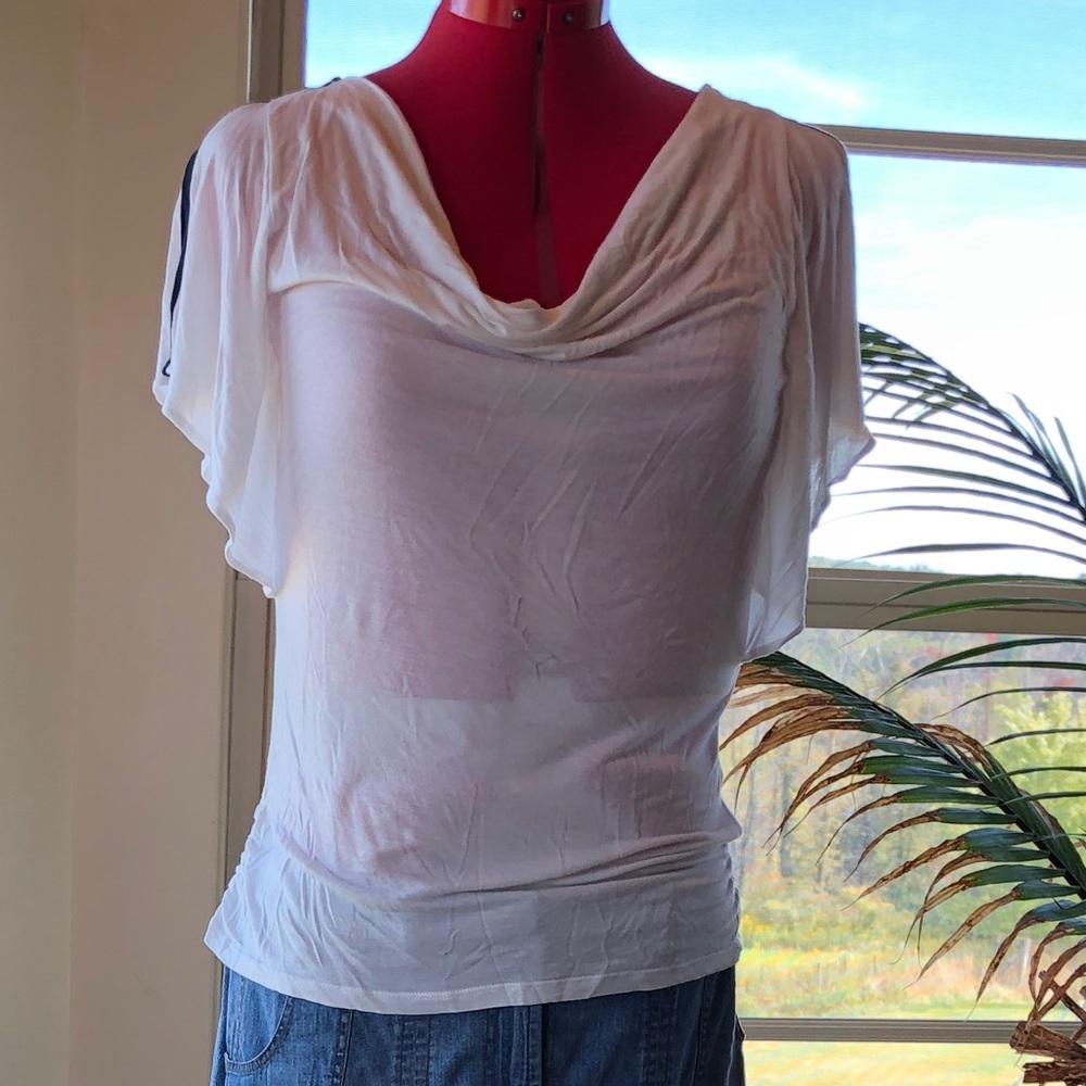 Drape neck blouse, New York & Company